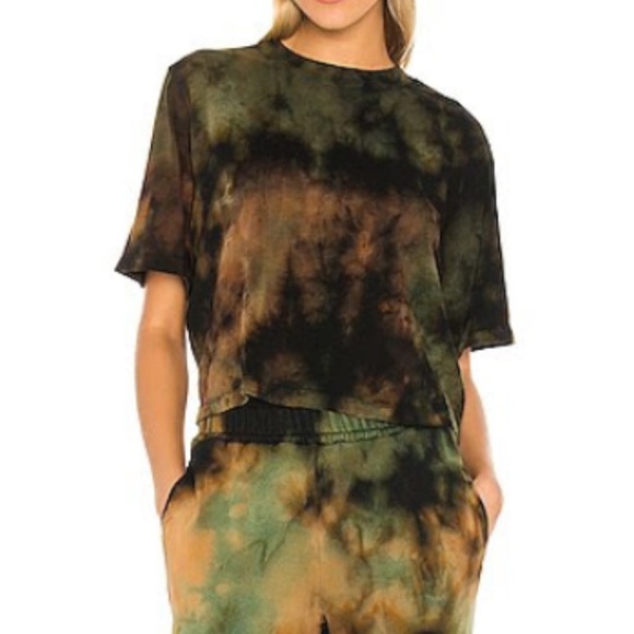 Cotton Citizen Tokyo cropped tee in desert mirage - Picture 1 of 5